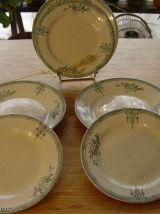 Lot de 6 assiettes  anciennes Saint AMAND