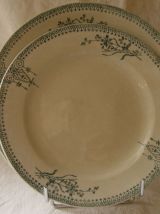 Lot de 6 assiettes  anciennes Saint AMAND