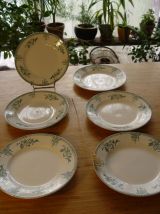 6 assiettes  anciennes Saint AMAND