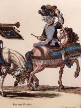 Estampe en couleurs, XXème