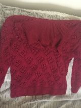 Pull crocheté 