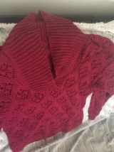 Pull crocheté 