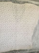 Gilet en laine blanche