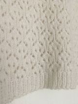 Gilet en laine blanche