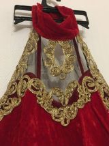 Robe rouge fêtes 