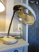 Lampe bureau vintage années 50 crème