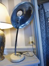 Lampe bureau vintage années 50 crème