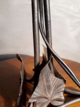 petite lampe art deco fer forge avec son  