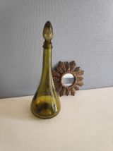 carafe à décanter vert ambré