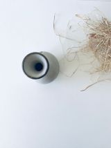 Vase vintage en grès blanc