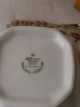 Petit pot bleu et blanc  en porcelaine de Bavière