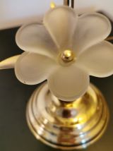 Lampe art déco en fleur 