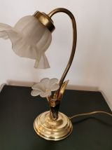 Lampe art déco en fleur 