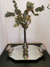 Plateau miroir art déco biseauté 