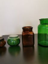 Paire de bocaux d'apothicaire 