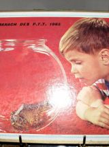 Lot de 2 almanachs PTT, 1963 / 1965 Thème enfants &amp; animaux