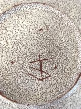 Plat en céramique vintage années 50