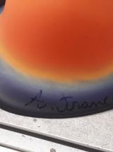 lampe 1930  fer forge tulipe 