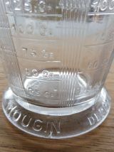 Verre mesureur ancien épais MOUGIN