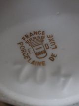 Flacon de toilette, décor WATTEAU - Porcelaine de Luxe