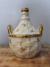 Flacon de toilette, décor WATTEAU - Porcelaine de Luxe