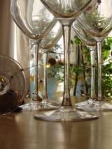 6 verres à vin de dégustation