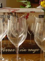 6 verres à vin de dégustation
