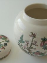 Bonbonnière sucrière porcelaine Anglaise Sadler Staffordshir