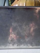 Jolie boite publicitaire en tôle lithographiée 