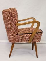 Fauteuil vintage année 50 restauré.