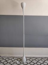 lampadaire métal blanc design articulé des années 80