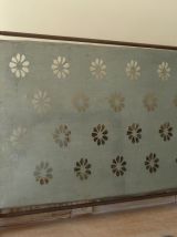 Rare plaque ancienne industrielle pour pochoirs