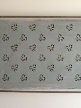 Rare plaque ancienne industrielle pour pochoirs