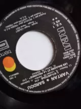 Vinyl 45-tours Vartan et Sardou - la premiere fois qu on s a