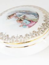 Bonbonnière en porcelaine de limoges souvenir de communion