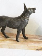 Lampe art déco marbre