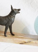 Lampe art déco marbre