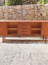 Enfilade en teck de Nils Jonsson pour Troeds Bjärnum 1960