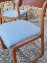 Paire de chaises Baumann "Bemole " 1960