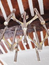 Lustre à neuf bras de lumières Sciolari 1970