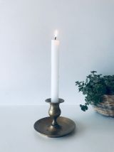 Bougeoir antique en laiton