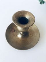 Bougeoir antique en laiton