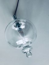 Suspension boule en verre vintage