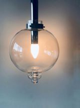 Suspension boule en verre vintage