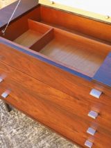 Coiffeuse en palissandre de style moderniste 1960