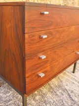 Coiffeuse en palissandre de style moderniste 1960