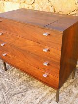 Coiffeuse en palissandre de style moderniste 1960