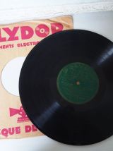 Lot de 4 vinyles 78 tours déco gramophone vintage rétro 1930