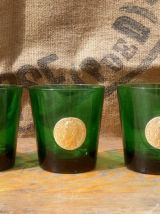 Ensemble de 10 verres vintage avec médaillons