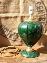 Jolie pied de lampe en céramique signée Robert de Schuytener